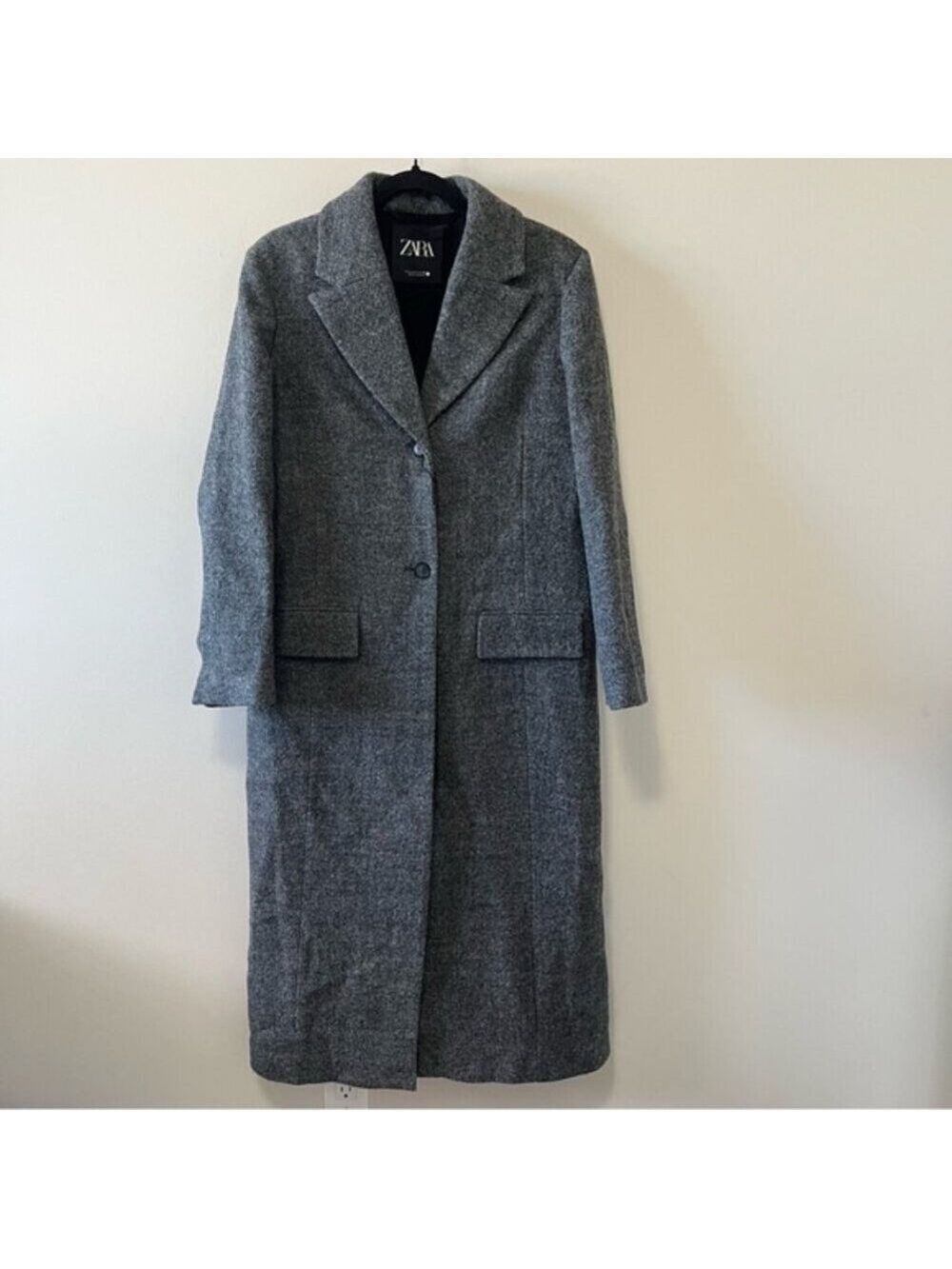 ZARA WOMAN ZW COLLECTION Combined Wool Coat - Picture 6 of 13